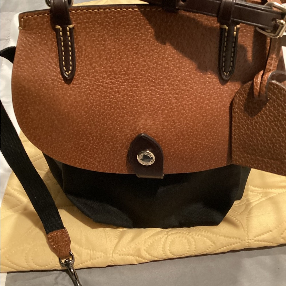 Dooney & Bourke Crossbody leather and nylon bag